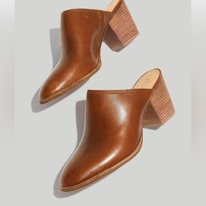 Madewell Harper Mule in English Saddle